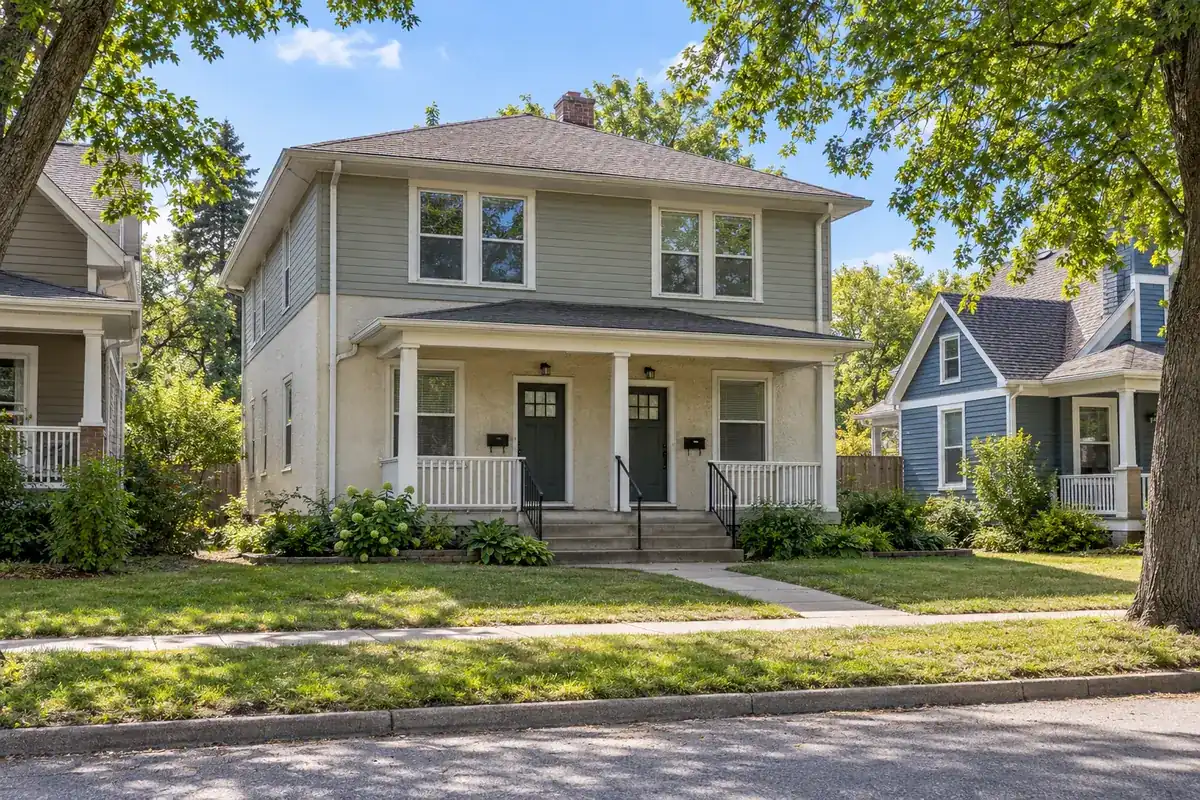 A two-unit rental house in Minneapolis